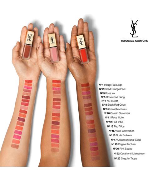 ysl tatouage couture liquid matte lip stain uk
